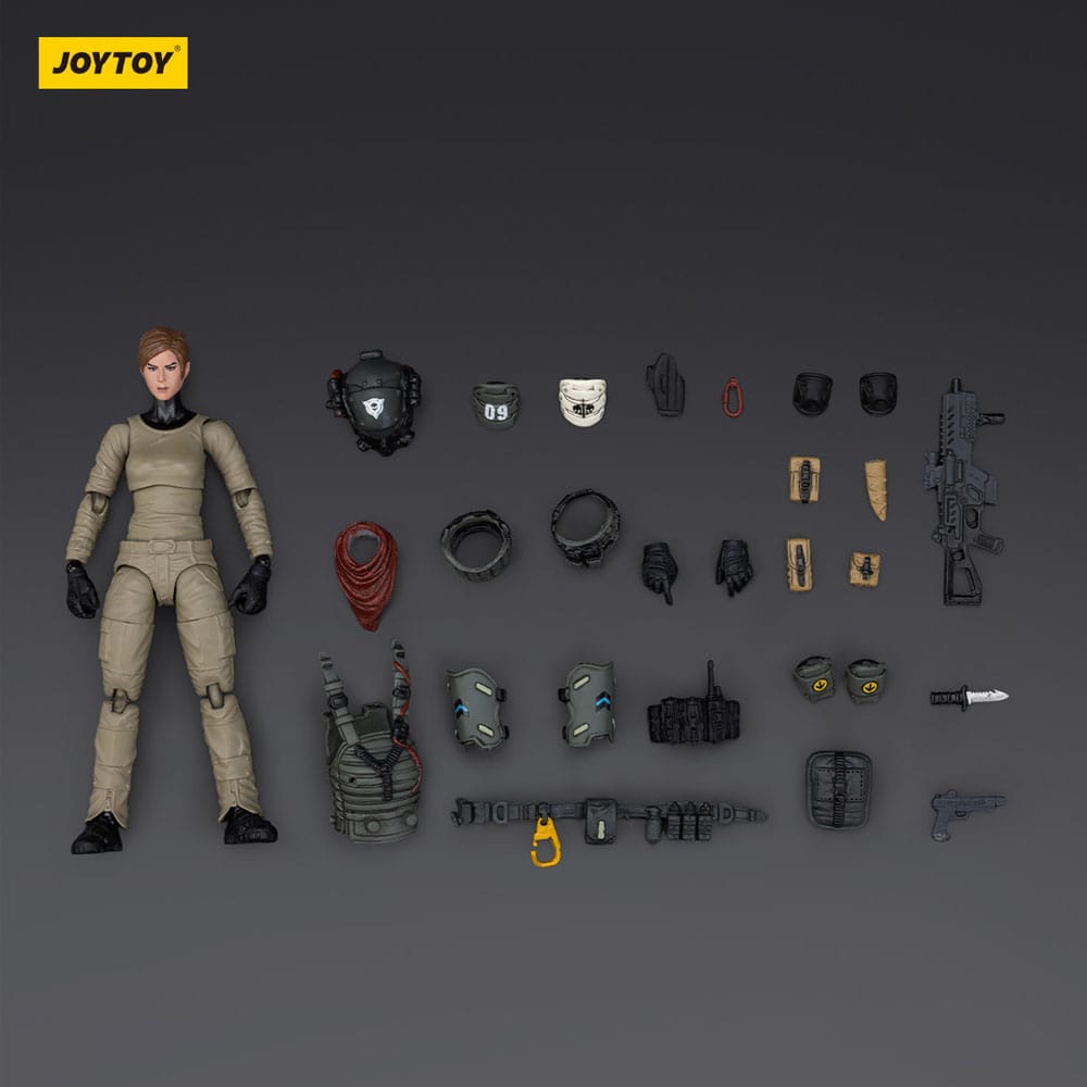 APOC Series Dark Source Action Figure Stellar Scar Assault Team Gravelgold 22 cm