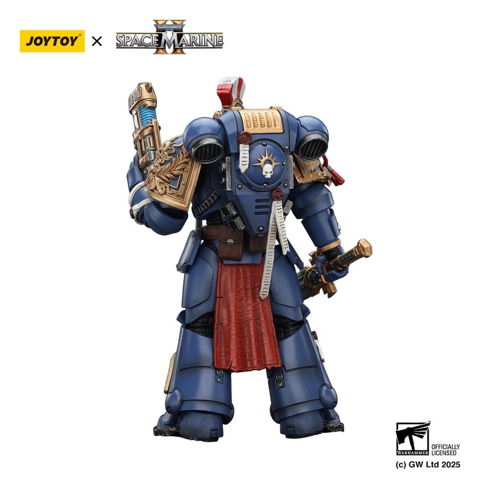 Warhammer 40,000: Space Marine 2 Action Figure Ultramarines Relic Primus Armour with Plasma Pistol and Combat Blade 13 cm