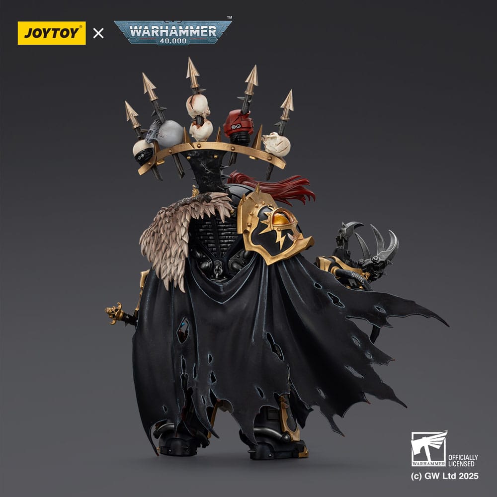 Warhammer 40,000 Action Figure Black Legion Abaddon the Despoiler with Drach'nyen and Talon 16 cm
