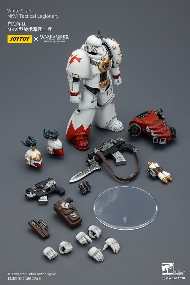 Warhammer The Horus Heresy Action Figure White Scars MKVI Tactical Legionary 12 cm