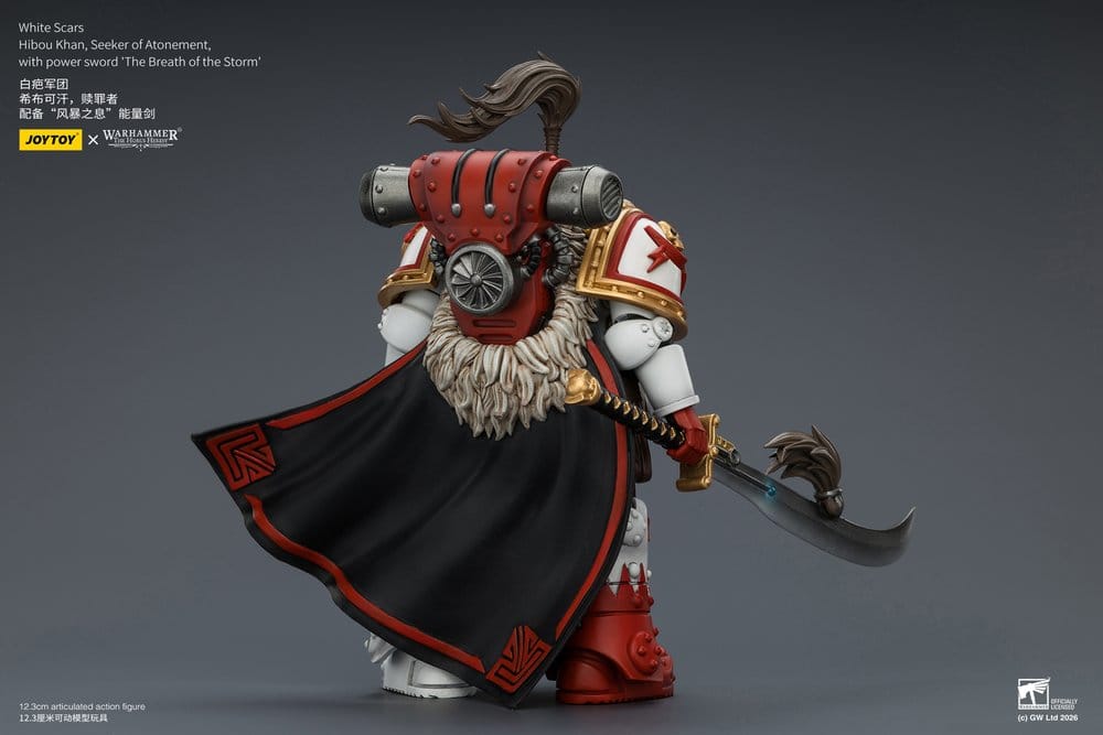 Warhammer The Horus Heresy Action Figure White Scars Hibou Khan, Seeker of Atonement 12 cm