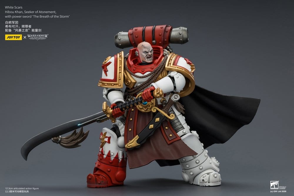 Warhammer The Horus Heresy Action Figure White Scars Hibou Khan, Seeker of Atonement 12 cm