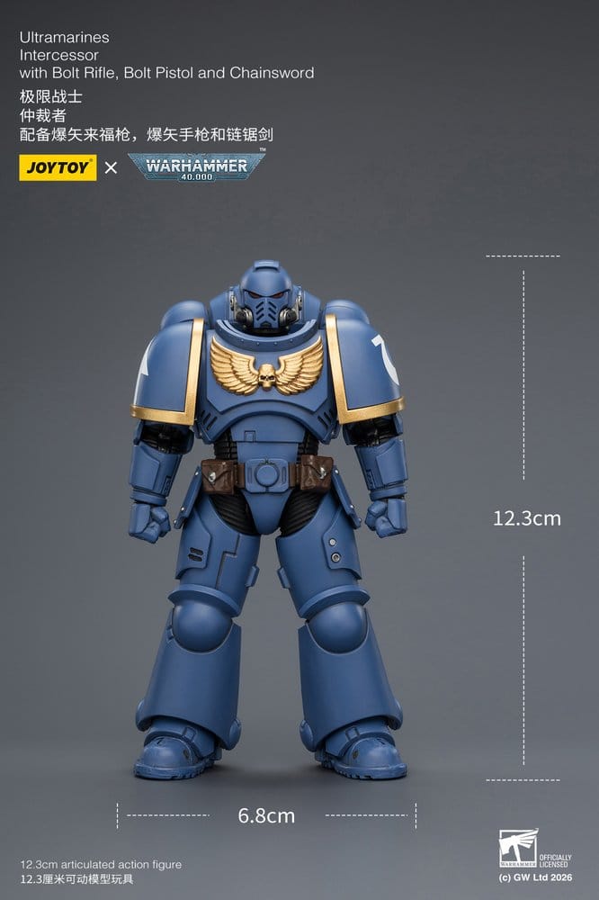 Warhammer 40,000 Action Figure Ultramarines Intercessor 12 cm