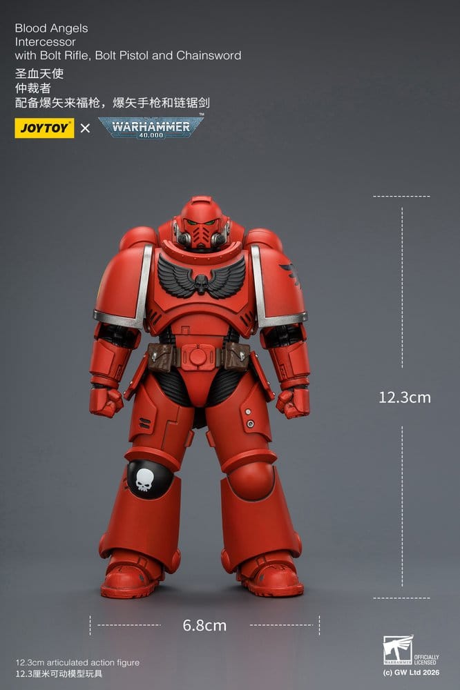 Warhammer 40,000 Action Figure Blood Angels Intercessor 12 cm