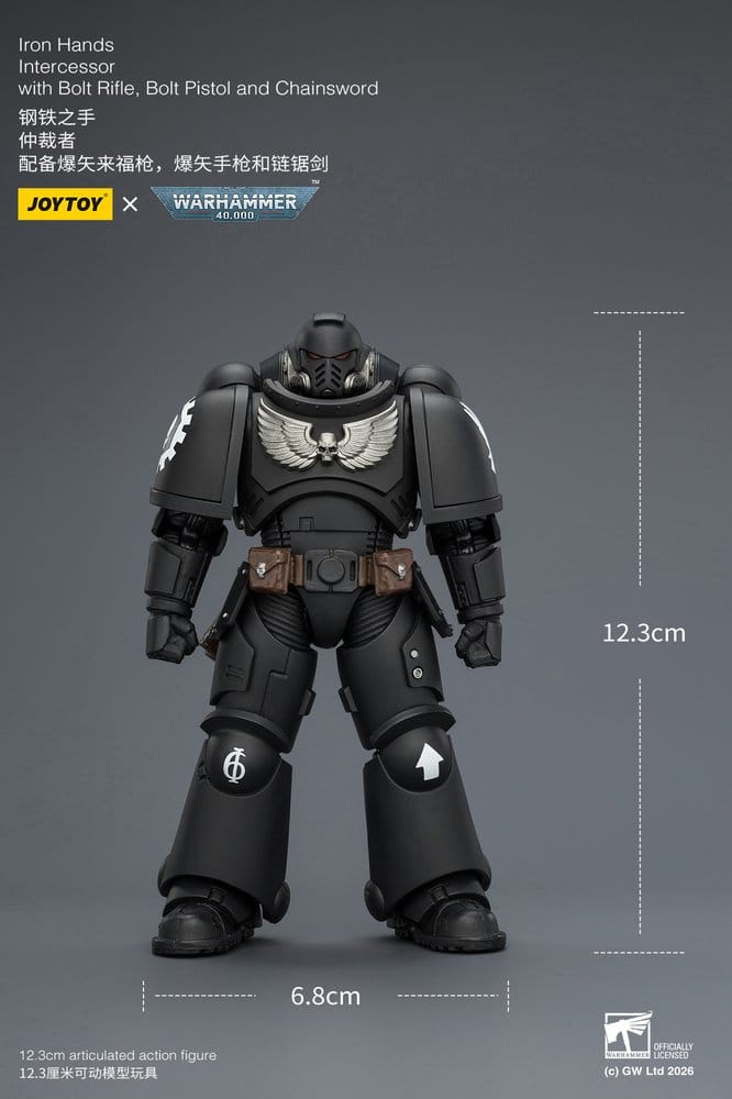 Warhammer 40,000 Action Figure Iron Hands Intercessor 12 cm