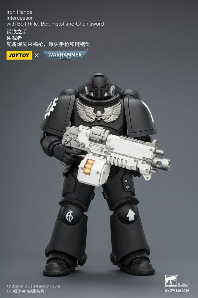Warhammer 40,000 Action Figure Iron Hands Intercessor 12 cm