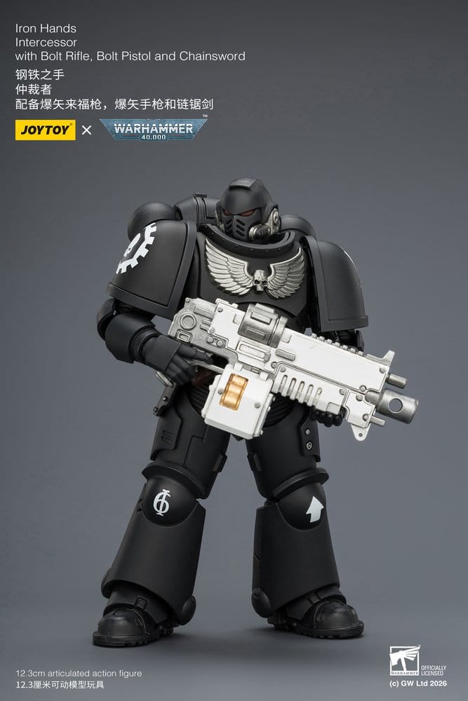 Warhammer 40,000 Action Figure Iron Hands Intercessor 12 cm
