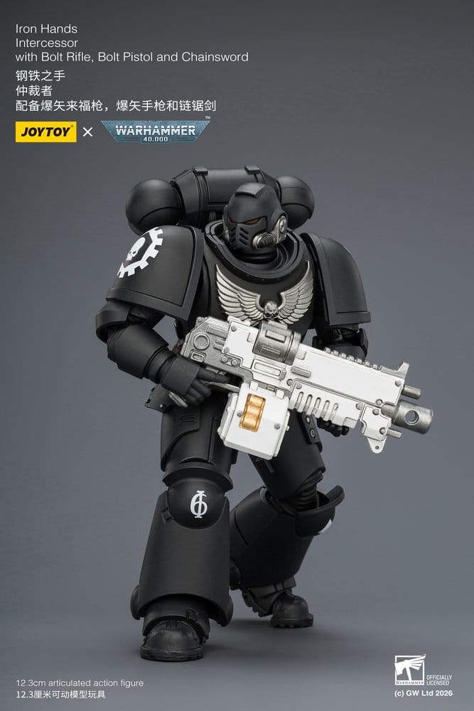 Warhammer 40,000 Action Figure Iron Hands Intercessor 12 cm