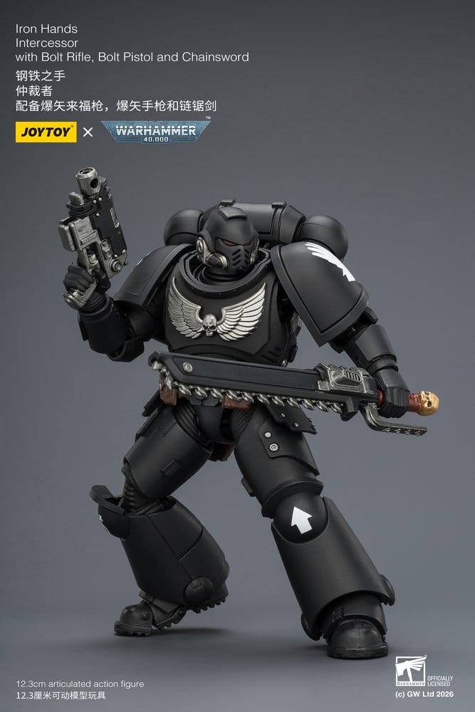 Warhammer 40,000 Action Figure Iron Hands Intercessor 12 cm