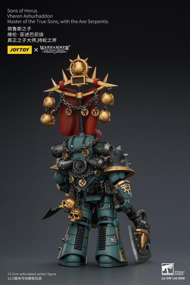 Warhammer The Horus Heresy Action Figure Sons of Horus Vheren Ashurhaddon Master of the True Sons 13 cm