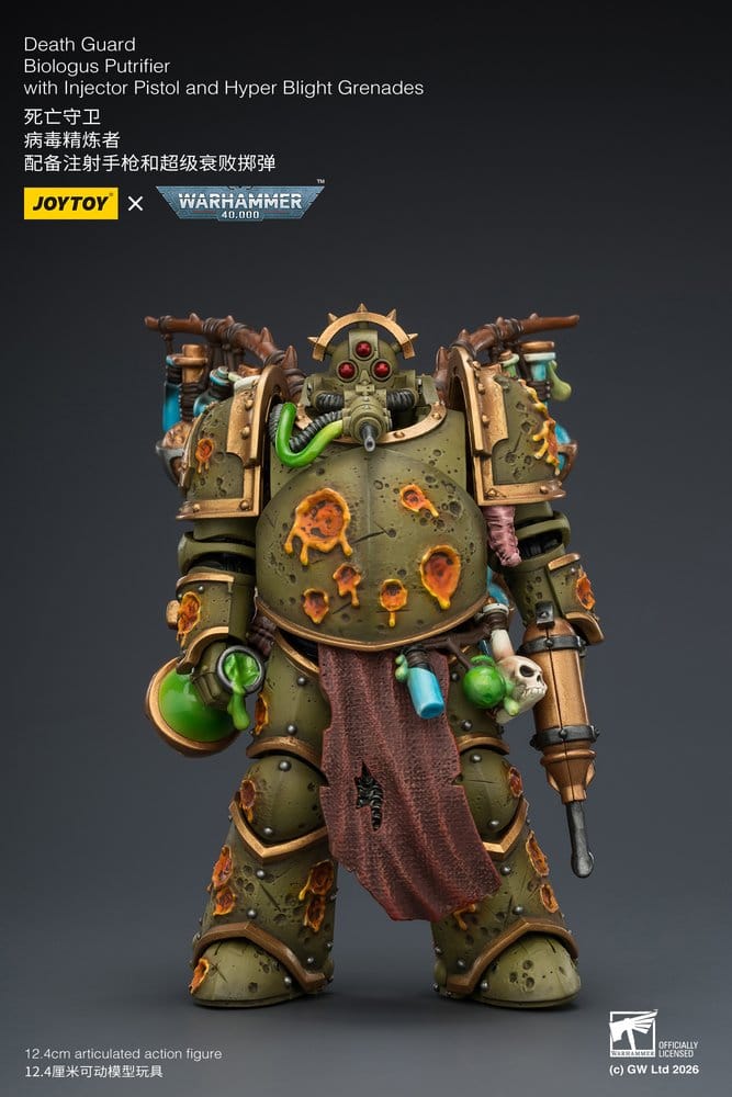 Warhammer 40,000 Action Figure Death Guard Biologus Putrifier 12 cm