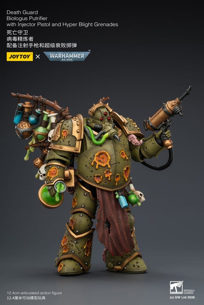 Warhammer 40,000 Action Figure Death Guard Biologus Putrifier 12 cm
