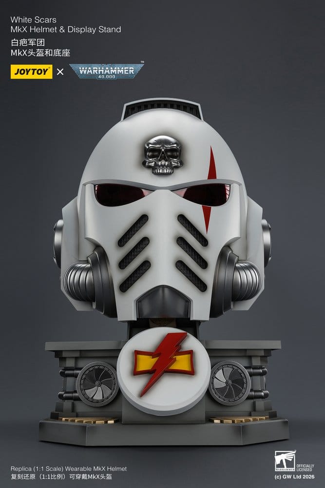 Warhammer 40,000 Helmet with Display Stand White Scars MkX 44 cm