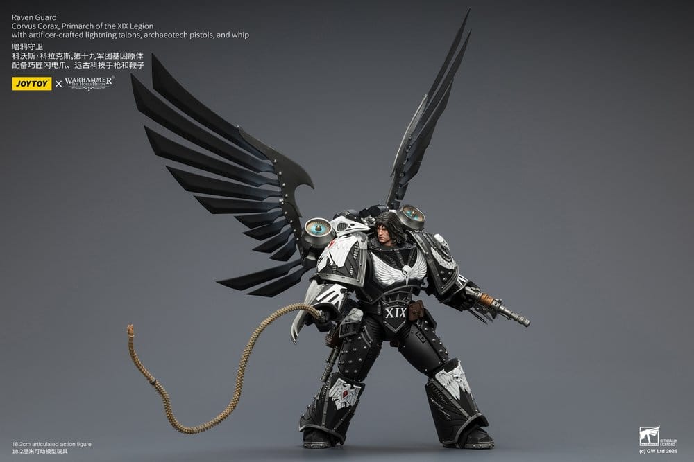 Warhammer 40,000 Action Figure Raven Guard Corvus Corax, Primarch of the XIX Legion 18 cm