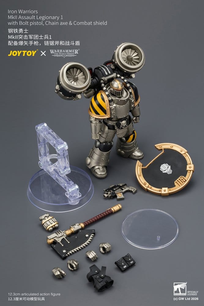 Warhammer The Horus Heresy Action Figure Iron Warriors MkII Assault Legionary 1:12 cm