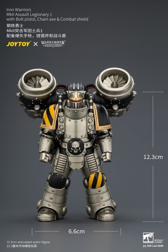 Warhammer The Horus Heresy Action Figure Iron Warriors MkII Assault Legionary 1:12 cm
