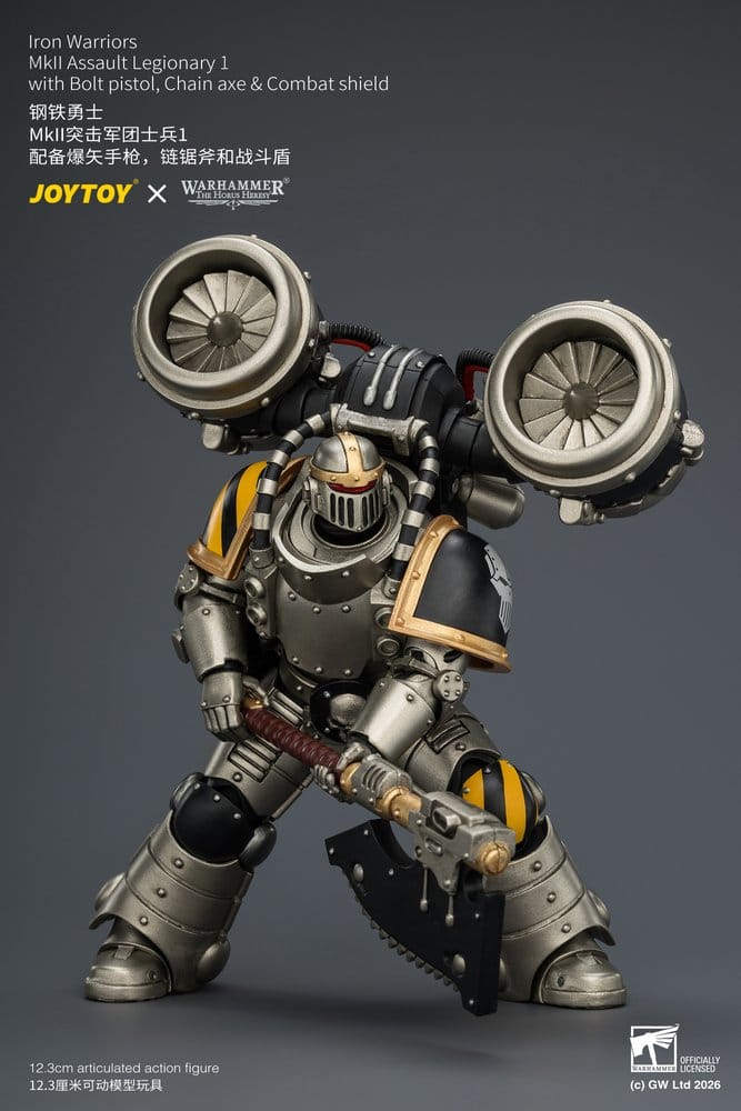 Warhammer The Horus Heresy Action Figure Iron Warriors MkII Assault Legionary 1:12 cm
