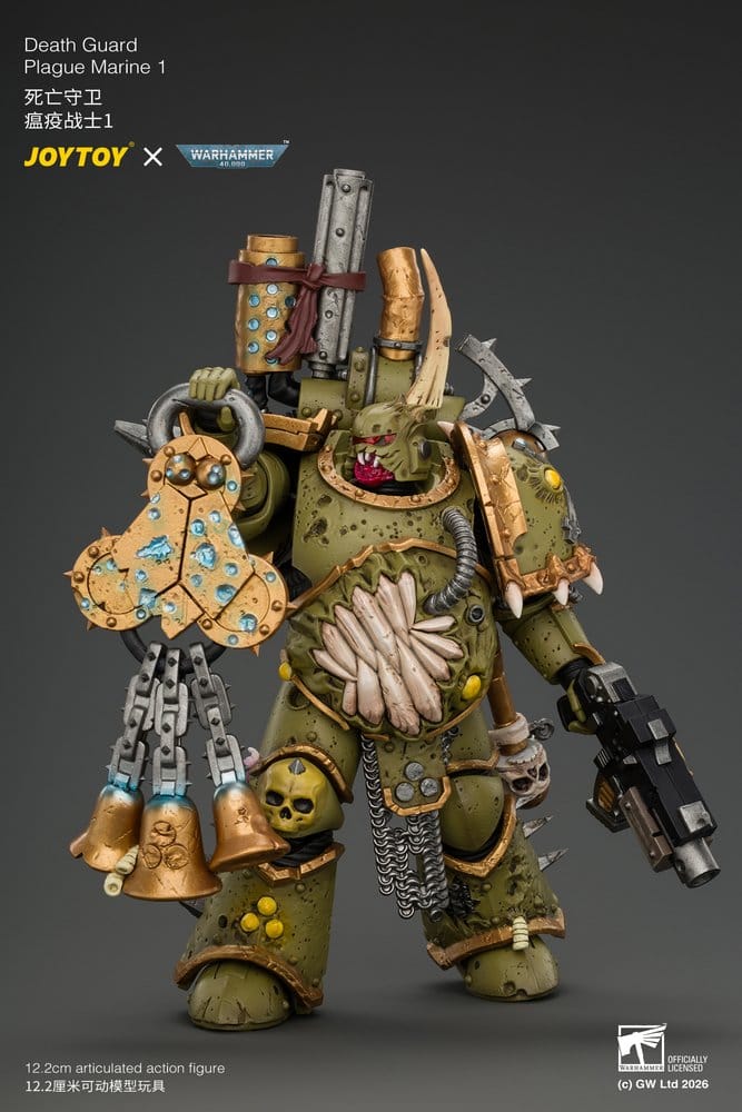 Warhammer Action Figure Death Guard Plague Marine 1 12 cm