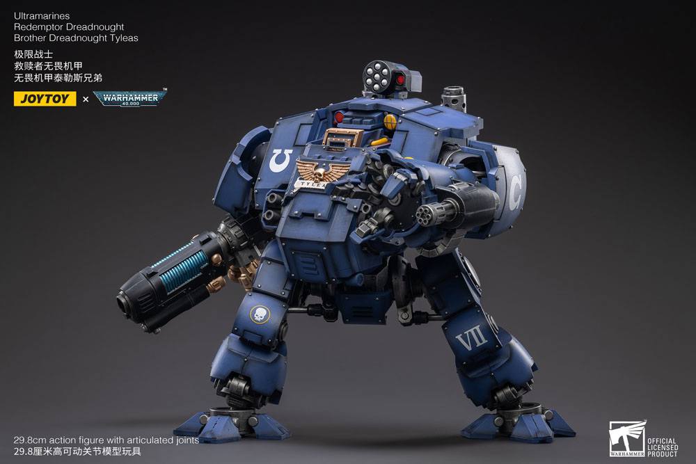 Warhammer 40k Action Figure 1/18 Ultramarines Redemptor Dreadnought Brother Dreadnought Tyleas 30 cm