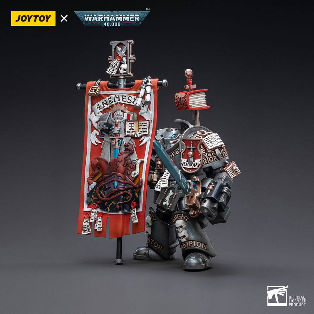 Warhammer 40k Action Figure 1/18 Grey Knights Terminator Retius Akantar 13 cm