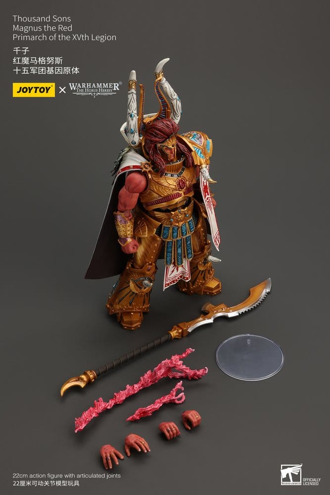 Warhammer The Horus Heresy Action Figure 1/18 Thousand Sons Magnus the Red Primarch of the XVth Legion 12 cm