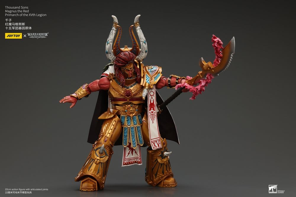 Warhammer The Horus Heresy Action Figure 1/18 Thousand Sons Magnus the Red Primarch of the XVth Legion 12 cm