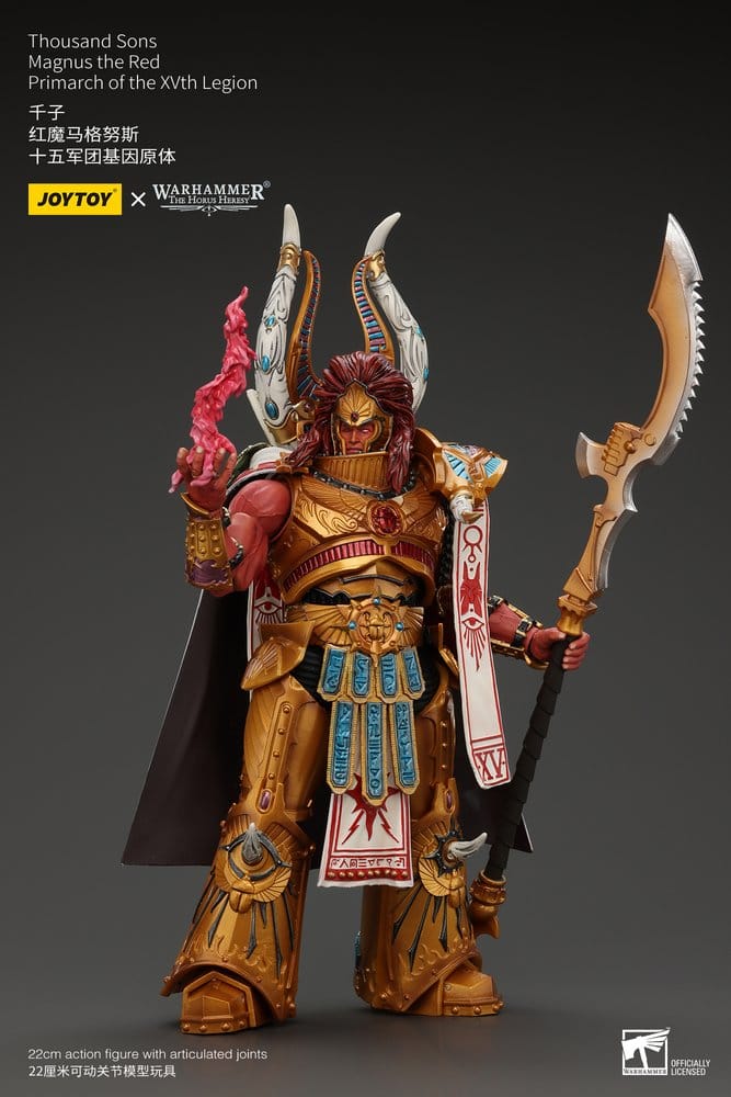 Warhammer The Horus Heresy Action Figure 1/18 Thousand Sons Magnus the Red Primarch of the XVth Legion 12 cm