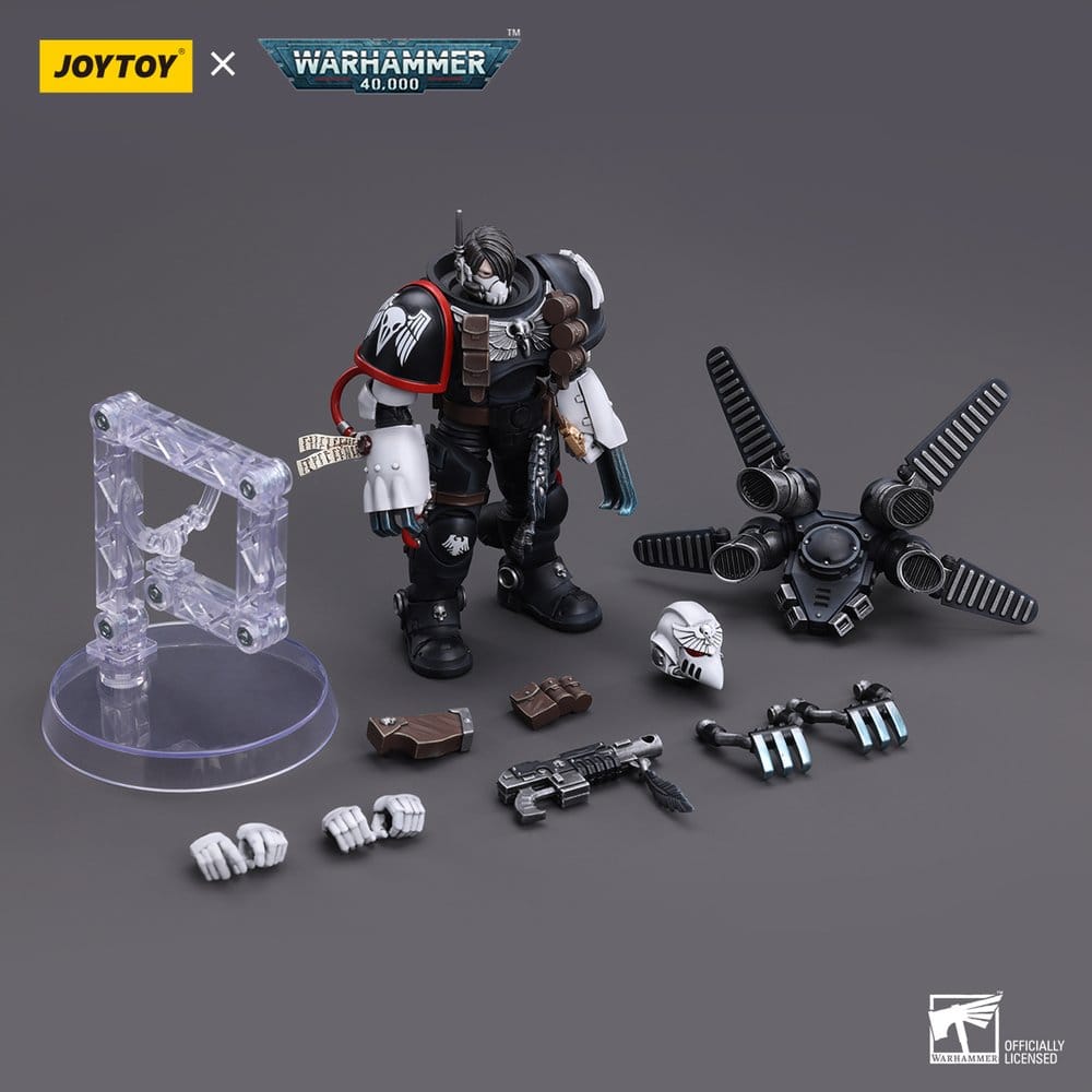 Warhammer 40k Actionfigur 1/18 Raven Guard Chapter Master Kayvaan Shrike 12 cm