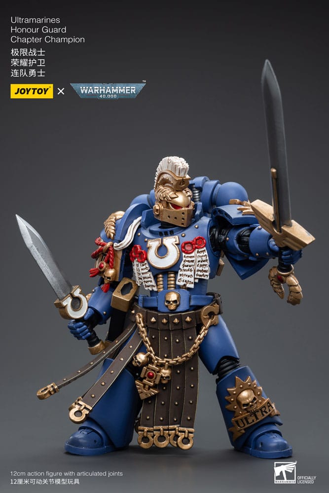 Warhammer 40k Actionfigur 1/18 Ultramarines Honor Guard Chapter Champion 12 cm