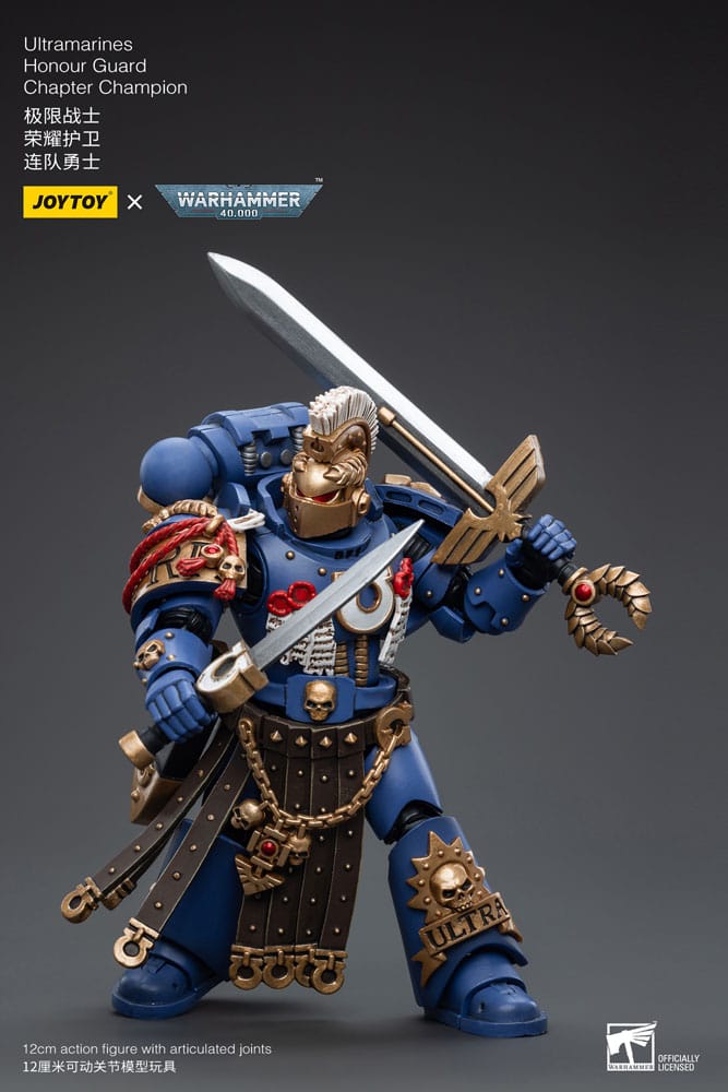 Warhammer 40k Actionfigur 1/18 Ultramarines Honor Guard Chapter Champion 12 cm