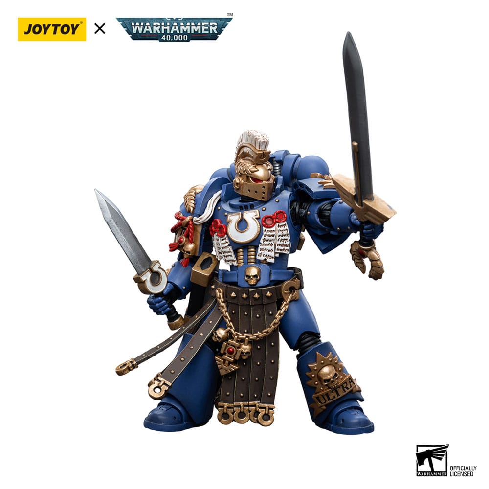 Warhammer 40k Actionfigur 1/18 Ultramarines Honor Guard Chapter Champion 12 cm