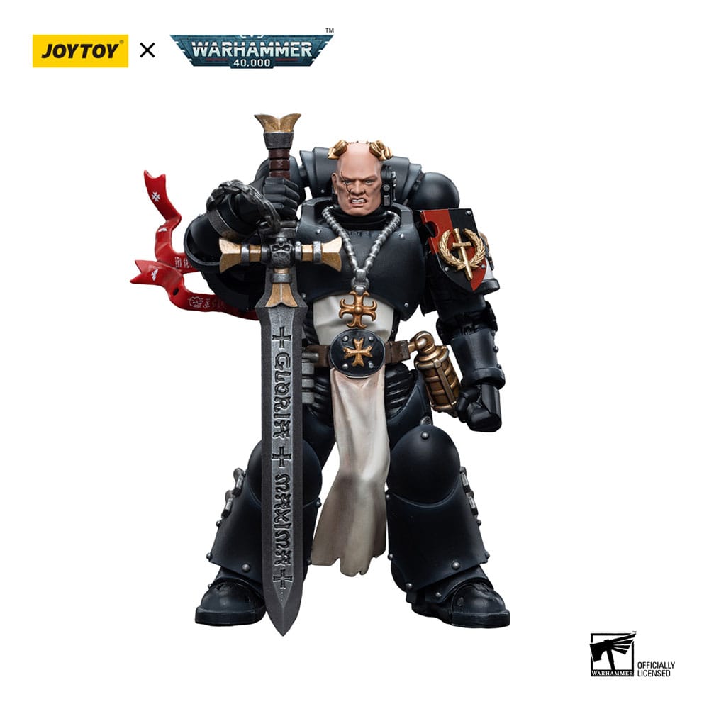 Warhammer 40k Action Figure 1/18 Black Templars Emperor's Champion Bayard's Revenge 12 cm