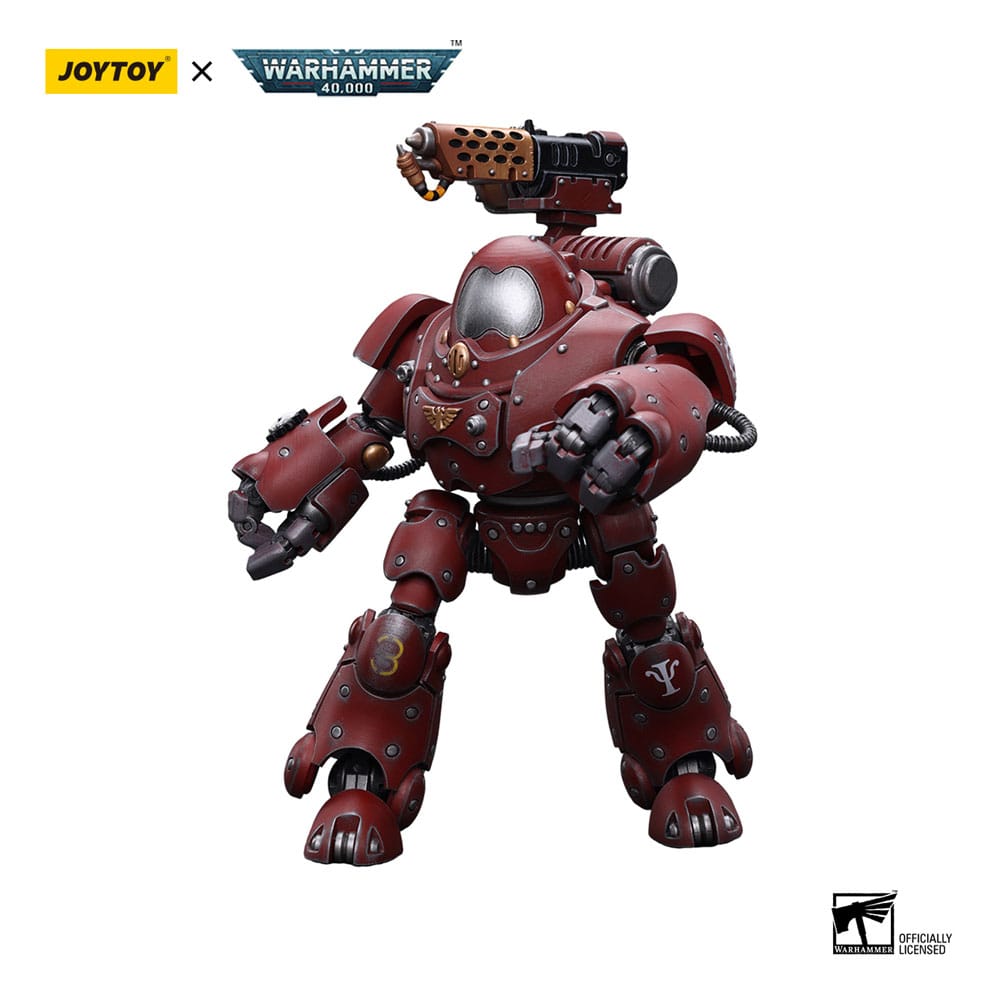 Warhammer 40k Actionfigur 1/18 Adeptus Mechanicus Kastelan Roboter mit Incendine Combustor 12 cm