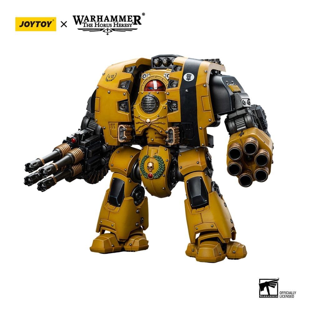 Warhammer The Horus Heresy Actionfigur 1/18 Imperial Fists Leviathan Dreadnought mit Cyclonic Melta Lance und Storm Cannon 12 cm