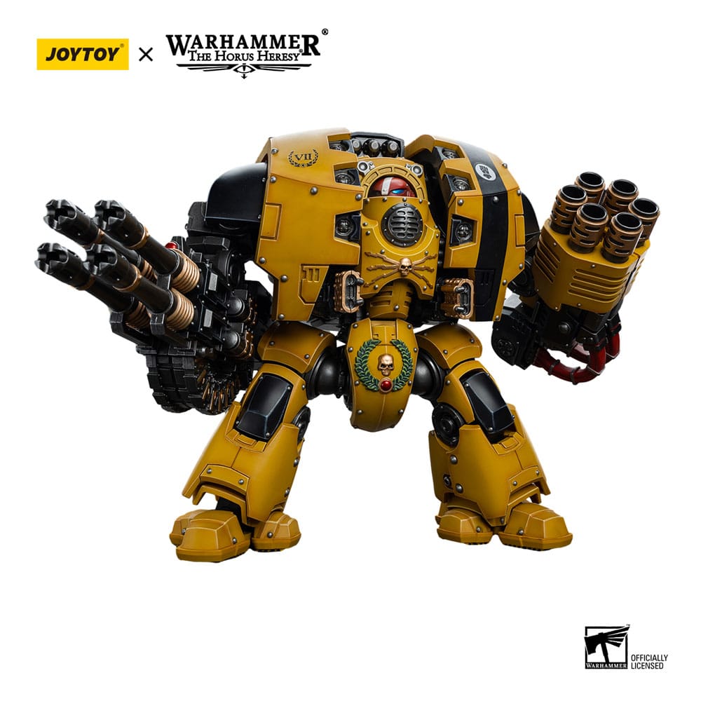 Warhammer The Horus Heresy Actionfigur 1/18 Imperial Fists Leviathan Dreadnought mit Cyclonic Melta Lance und Storm Cannon 12 cm