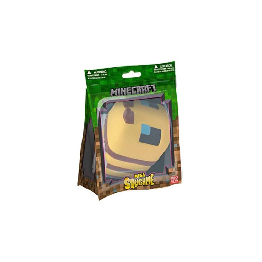 Minecraft Mega Squishme Anti-Stress-Figur 15 cm, Serie 3, Biene 15 cm