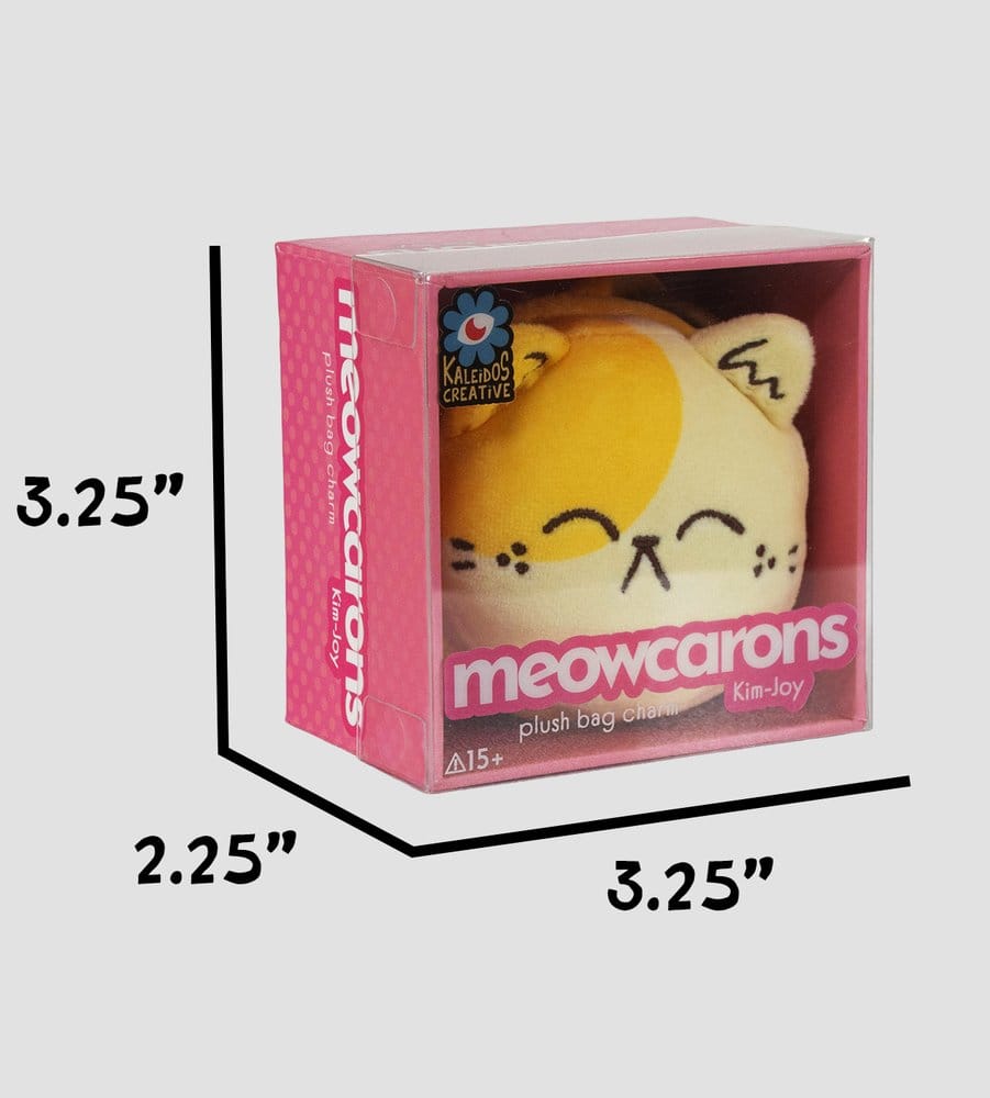 Meowcaron Plush Bag Charm Smile 7 cm