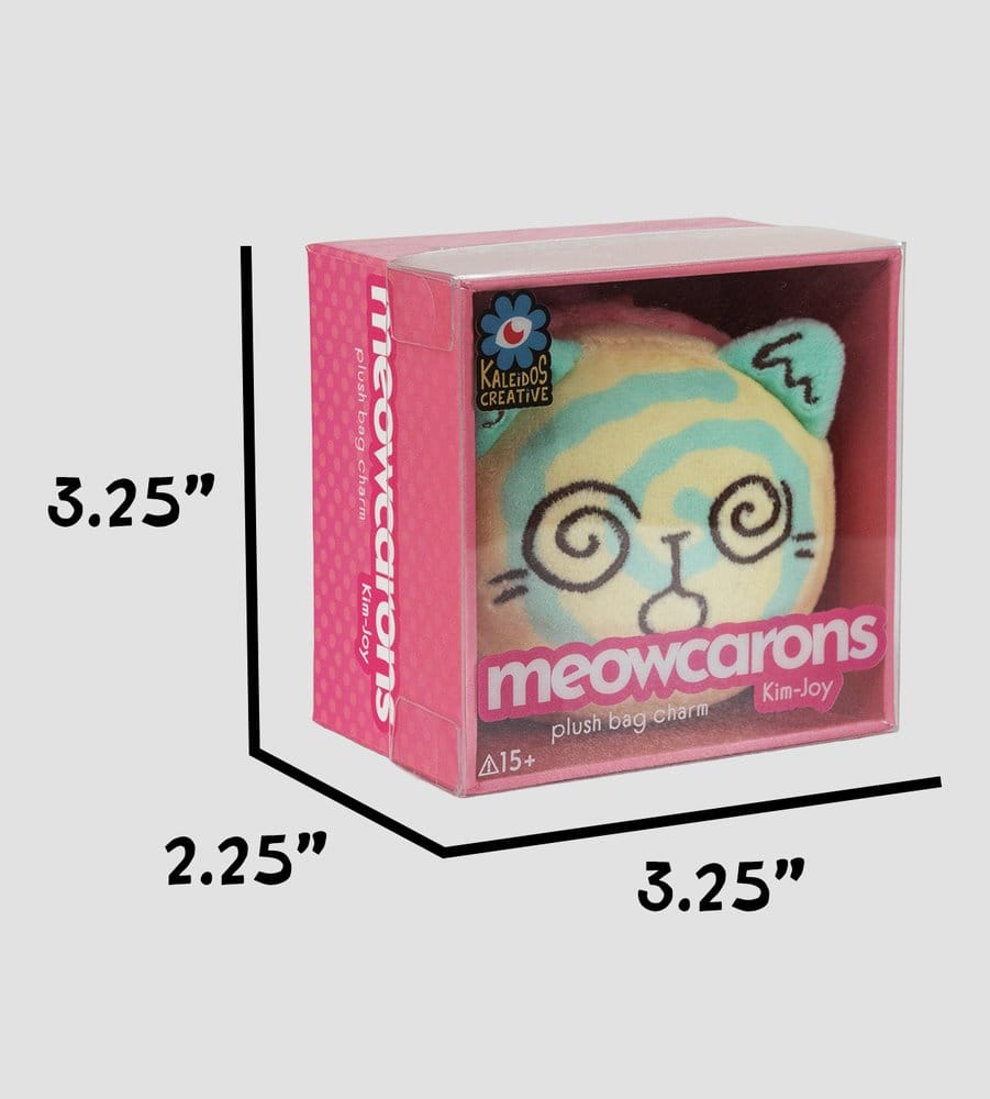 Meowcaron Plush Bag Charm Spiral 7 cm
