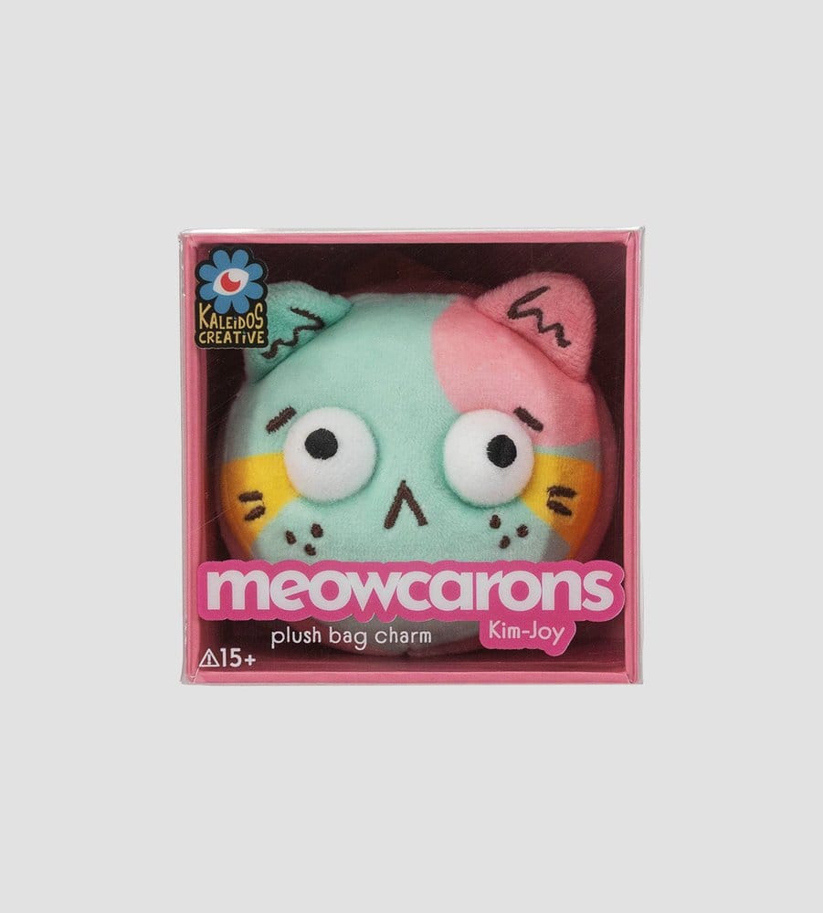 Meowcaron Plush Bag Charm Scared 7 cm