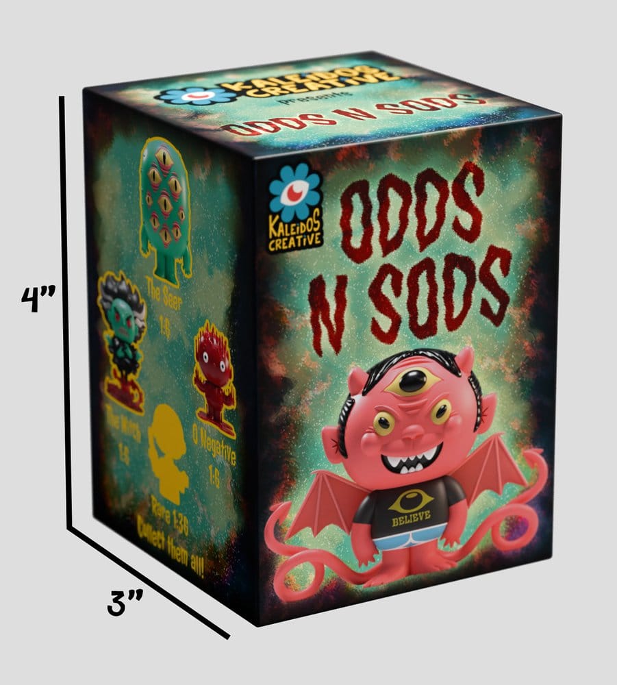 Odds N Sods Mini Figures S1 6 cm Blind Box Display (6)