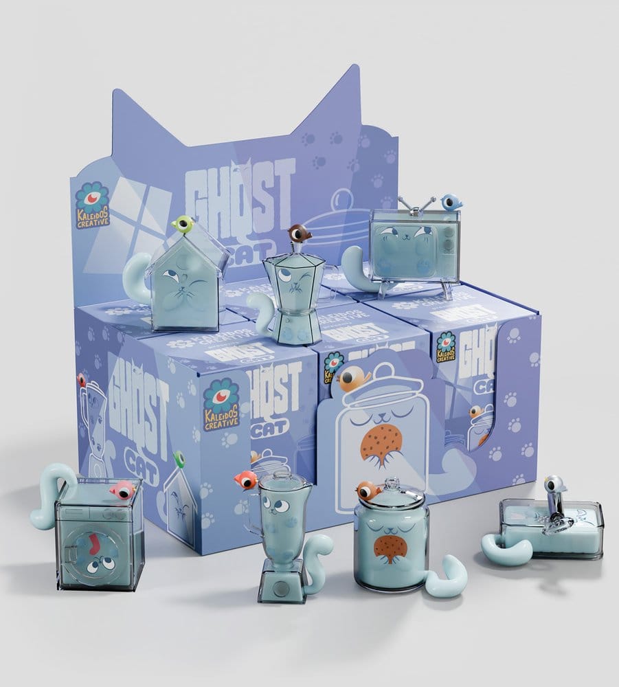 Ghost Cat Mini Figures S1 6 cm Blind Box Display (6)