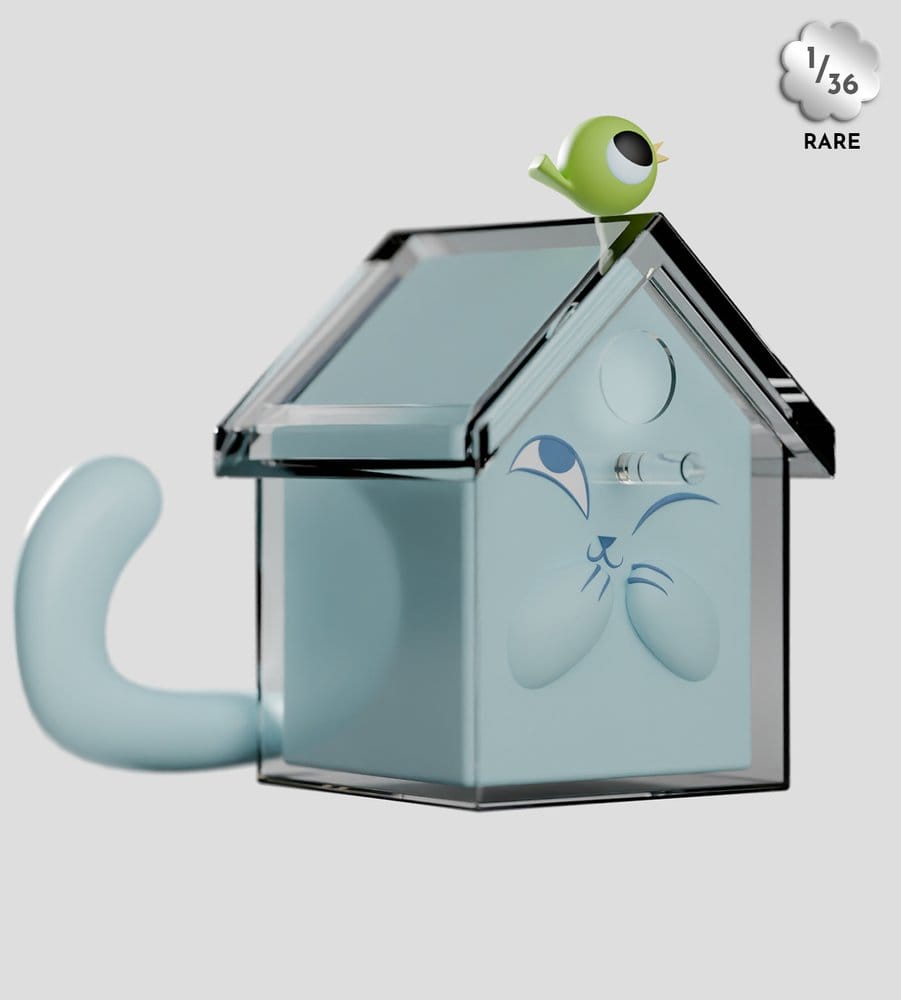 Ghost Cat Mini Figures S1 6 cm Blind Box Display (6)