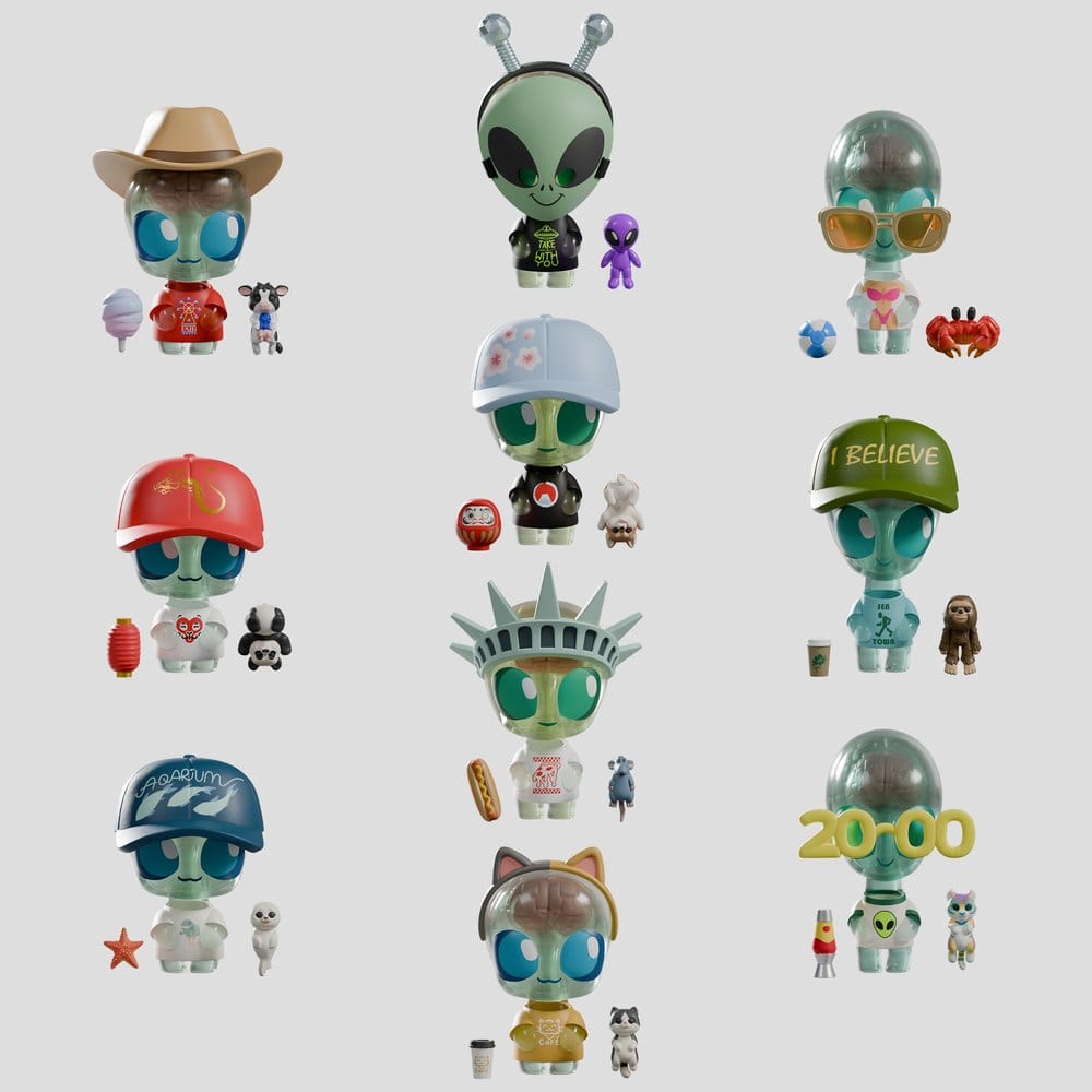 Abducted Mini Figures S1 9 cm Blind Box Display (9)