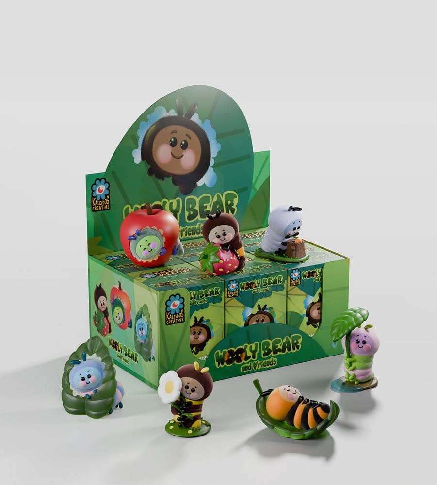 Wooly Bear and Friends Vinyl Mini Figures S1 13 cm Blind Box Display (6)