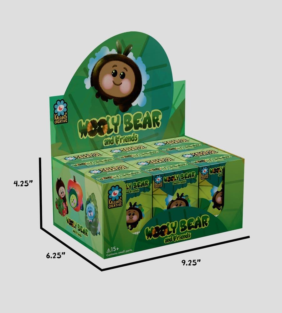 Wooly Bear and Friends Vinyl Mini Figures S1 13 cm Blind Box Display (6)