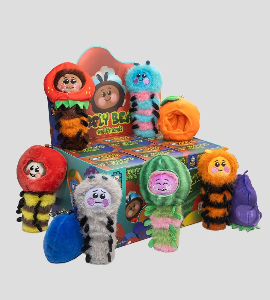 Wooly Bear and Friends Plush Keychain S1 7 cm Blind Box Display (6)