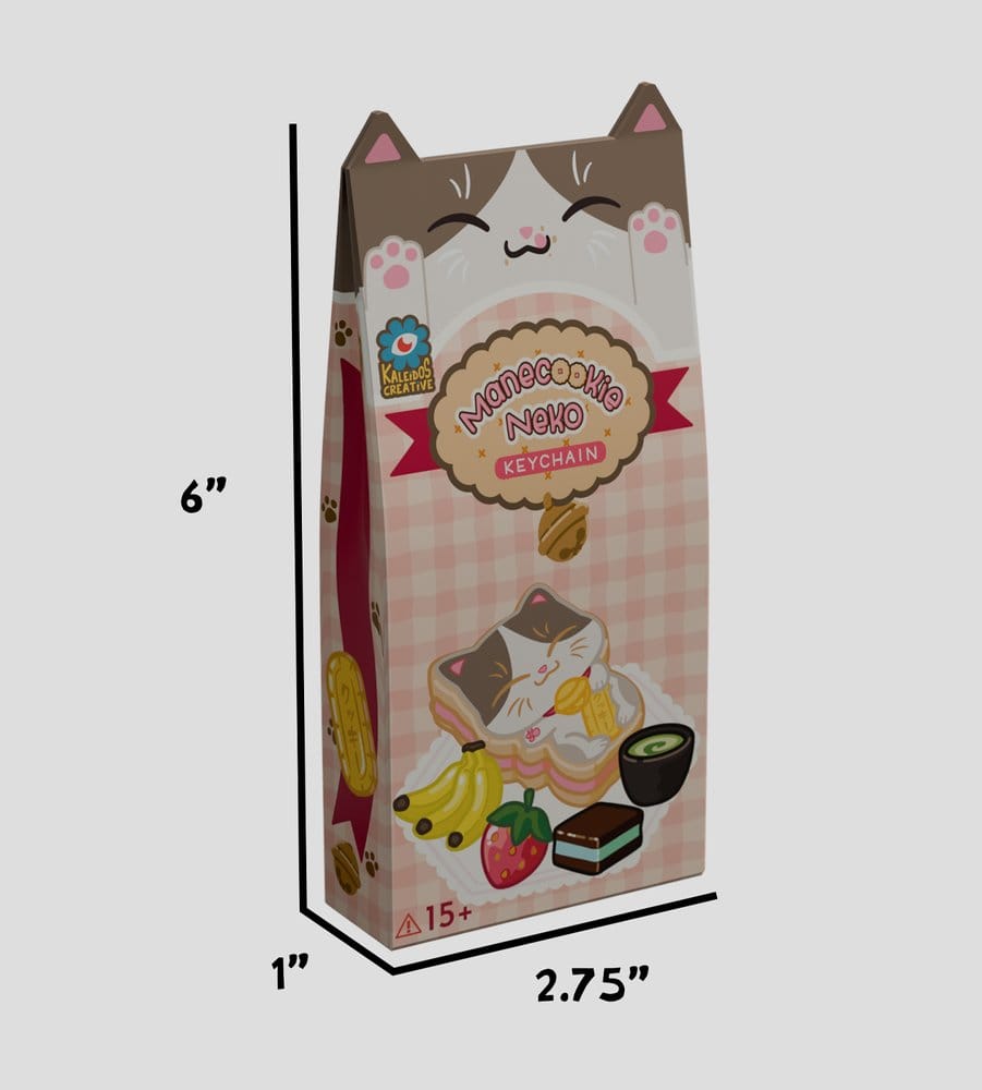 Manecookie Neko Silicone-Keychain S1 13 cm Blind Box Display (8)