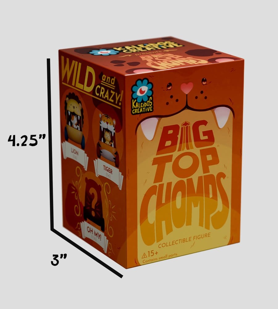 Big Top Chomps Mini Figures S1 6 cm Blind Box Display (6)