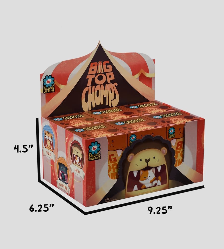 Big Top Chomps Mini Figures S1 6 cm Blind Box Display (6)