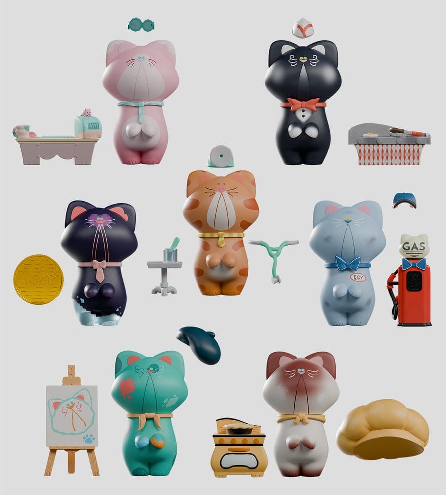Business Boy Mini Figures S1 8 cm Blind Box Display (6)